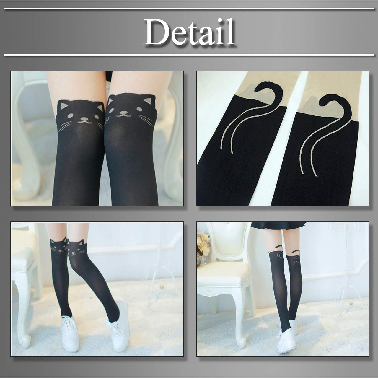 靴下・タイツ Rainypinky エムアンドエム 靴下 ソックス ニーハイ ストッキング タイツ